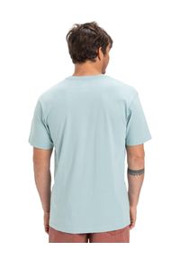 Quiksilver - Koszulka z krótkim rękawem dla Mężczyzn SALT WATER Niebieski. Kolor: niebieski. Materiał: materiał, bawełna. Długość rękawa: krótki rękaw. Długość: krótkie