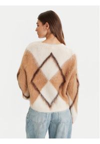 ViCOLO Sweter 55042F Écru Regular Fit #5