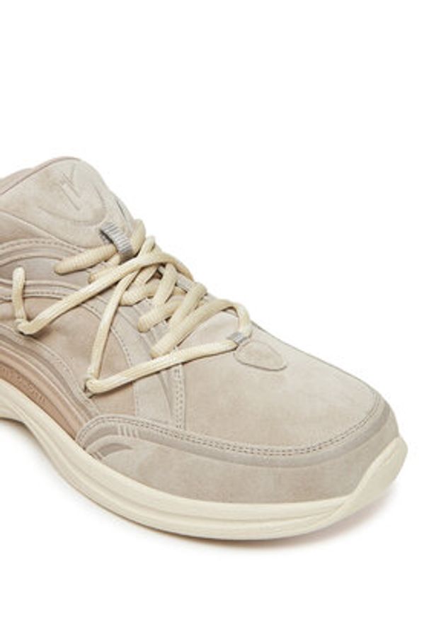 Giuseppe Zanotti Sneakersy RM50009/003 Szary. Kolor: szary. Materiał: zamsz, skóra