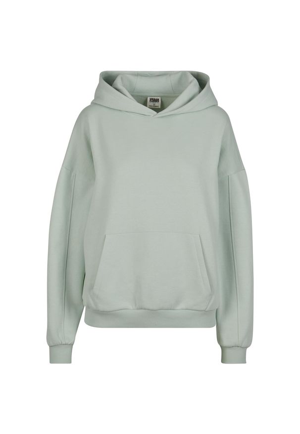 Bluza damska z kapturem Urban Classics Organic. Typ kołnierza: kaptur. Kolor: niebieski. Materiał: bawełna