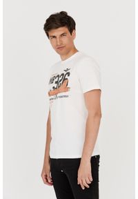 Aeronautica Militare - AERONAUTICA MILITARE Biały bawełniany t-shirt męski, Rozmiar XXL. Kolor: biały. Materiał: bawełna. Długość rękawa: krótki rękaw. Długość: krótkie #5