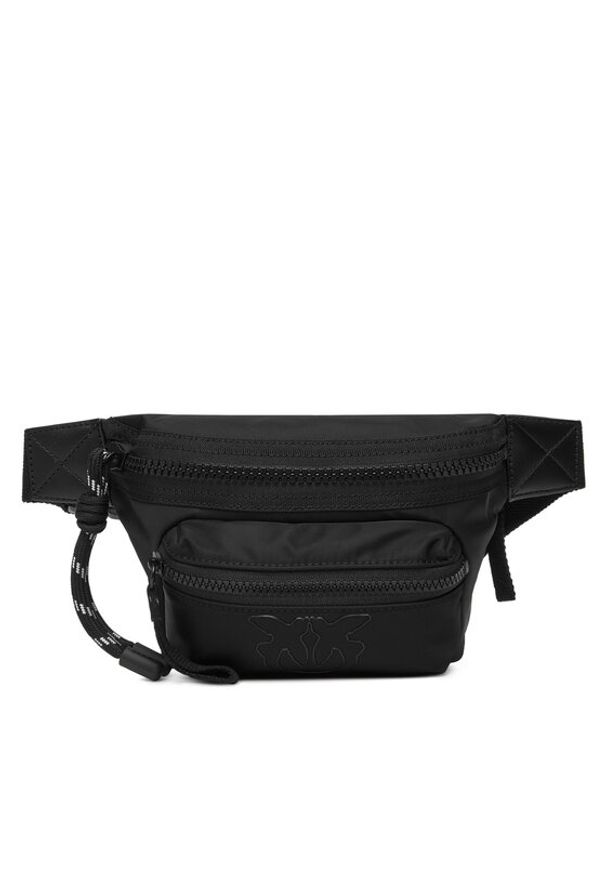 Pinko - PINKO Saszetka nerka Belt Bag PE PLTT 104939 A29U Czarny. Kolor: czarny. Materiał: materiał