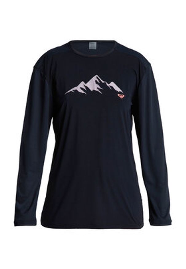 Roxy Koszulka techniczna Boundless Spirit 2 ERJKT04329 Czarny Regular Fit. Kolor: czarny. Materiał: syntetyk