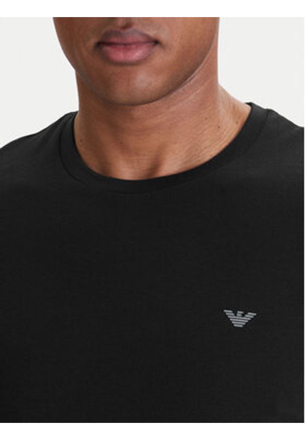 Emporio Armani Underwear Komplet t-shirtów EM000391 AF18881 MC005 Czarny Slim Fit. Kolor: czarny. Materiał: bawełna