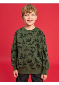 Sinsay - Bluza ze wzorkiem - khaki. Kolor: brązowy #1