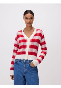 Reserved - Kardigan z wełną - wielobarwny. Materiał: wełna #1