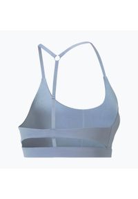 Puma - Stanik fitness cardio damski PUMA Studio Ultrabare Strappy. Kolor: niebieski. Sport: fitness