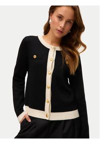 Vero Moda Kardigan Oli 10336384 Czarny Regular Fit. Kolor: czarny. Materiał: wiskoza #3