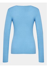 Edited Bluzka Ginger Niebieski Standard Fit. Kolor: niebieski. Materiał: wiskoza