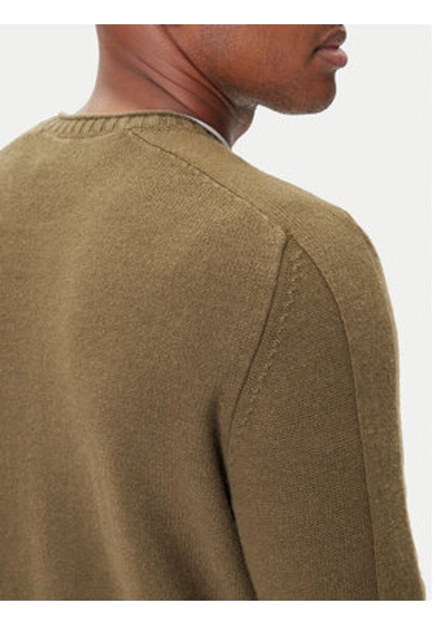 Aeronautica Militare Sweter 252MA1586UL00904 Zielony Regular Fit. Kolor: zielony. Materiał: bawełna