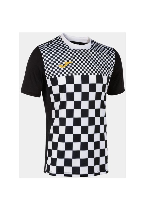 Joma Flag III koszulka sportowa czarno-biała 3XL - oddychająca. Kolor: wielokolorowy, biały, czarny. Materiał: poliester. Sport: piłka nożna