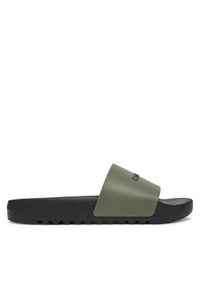 Calvin Klein Klapki Chunky Pool Slide Rub HM0HM01063 Zielony. Kolor: zielony