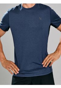 Sinsay - Koszulka slim fit SNSY PERFORMANCE - niebieski. Kolor: niebieski