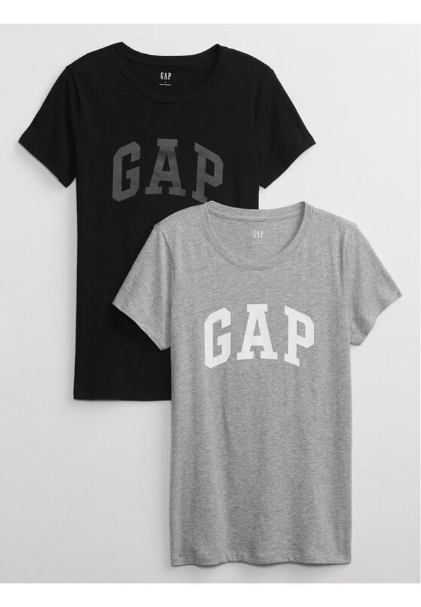 GAP - Gap Komplet t-shirtów 548683-05 Szary Regular Fit. Kolor: szary. Materiał: bawełna