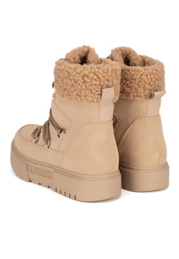 Jenny Fairy Trzewiki WS5895-13 Beżowy. Kolor: beżowy. Materiał: materiał