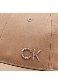 Calvin Klein Czapka z daszkiem K60K612000 Beżowy. Kolor: beżowy. Materiał: bawełna