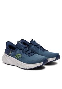 skechers - Skechers Sneakersy 232932/NVLM Granatowy. Kolor: niebieski. Materiał: materiał #6