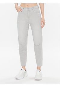 Calvin Klein Jeans Jeansy J20J220607 Szary Mom Fit. Kolor: szary