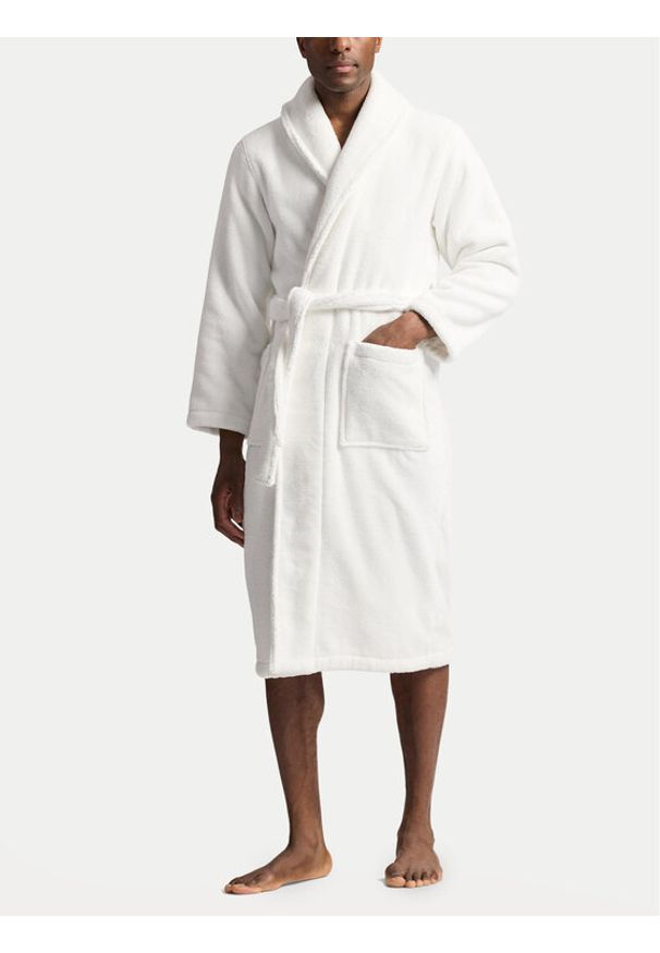 Polo Ralph Lauren Szlafrok 714966109001 Biały. Typ kołnierza: polo. Kolor: biały. Materiał: bawełna