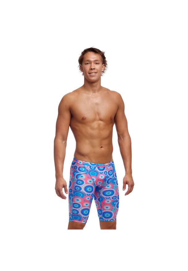 FUNKY TRUNKS - Jammery pływackie męskie Funky Trunks Training Jammers. Kolor: niebieski, różowy, wielokolorowy