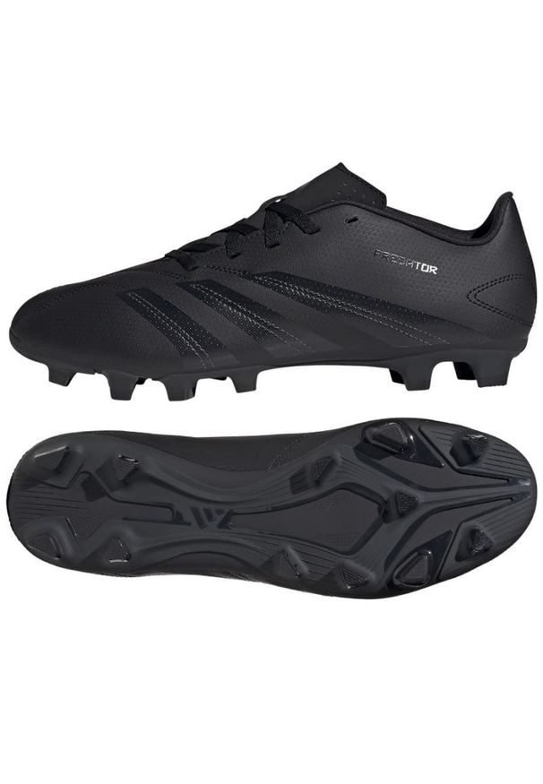 Adidas - Buty adidas Predator Club FxG M IG7759 czarne. Kolor: czarny. Materiał: syntetyk, materiał. Szerokość cholewki: normalna
