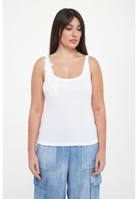 Ermanno Firenze - Top damski z haftem ERMANNO FIRENZE. Wzór: haft #2