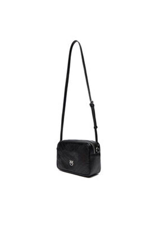 Pinko - PINKO Torebka Carrie Camera Bag Classic Al 25-26 PLTT 104336 A2JC Czarny. Kolor: czarny. Materiał: skórzane