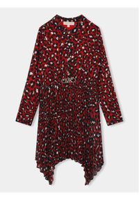 MICHAEL KORS KIDS Sukienka koszulowa R12175 Czerwony Regular Fit. Kolor: czerwony. Materiał: syntetyk. Typ sukienki: koszulowe
