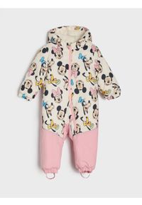 Sinsay - Kombinezon ocieplany Minnie Mouse - różowy. Kolor: różowy. Wzór: motyw z bajki