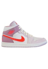 Buty sportowe Air Jordan 1 Mid Valentine's Day. Kolor: fioletowy, wielokolorowy, biały