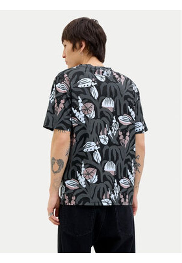 Jack & Jones T-Shirt Almeria 12276912 Czarny Regular Fit. Kolor: czarny. Materiał: bawełna