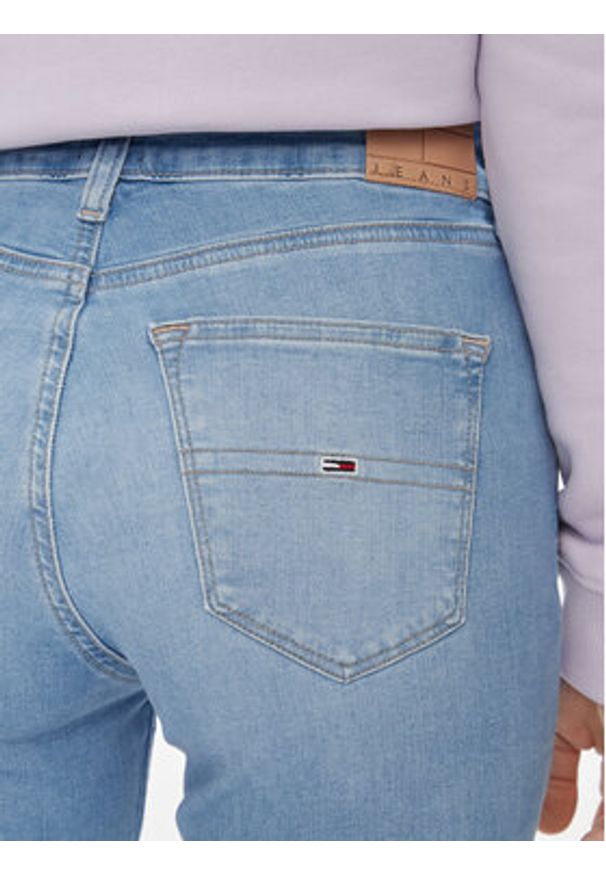 Tommy Jeans Jeansy Nora DW0DW17159 Niebieski Skinny Fit. Kolor: niebieski