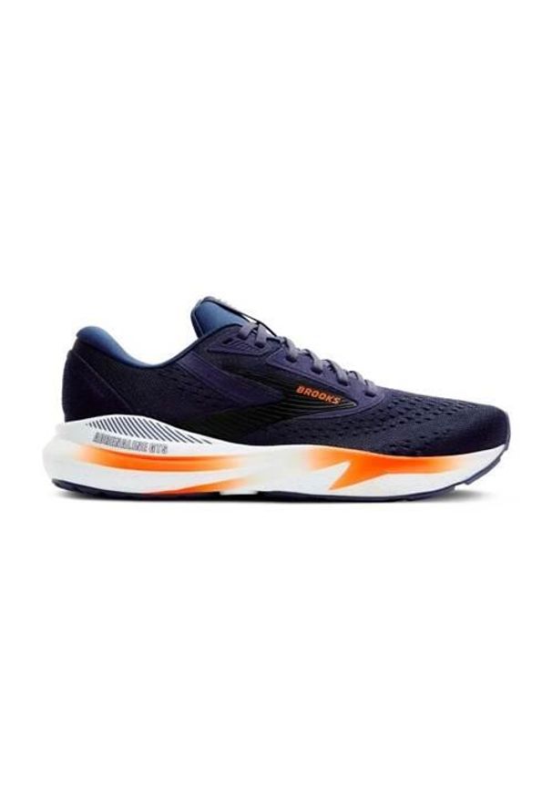 Buty do biegania męskie Brooks Adrenaline Gts 24. Zapięcie: sznurówki. Kolor: niebieski. Materiał: materiał, syntetyk, tkanina. Szerokość cholewki: normalna