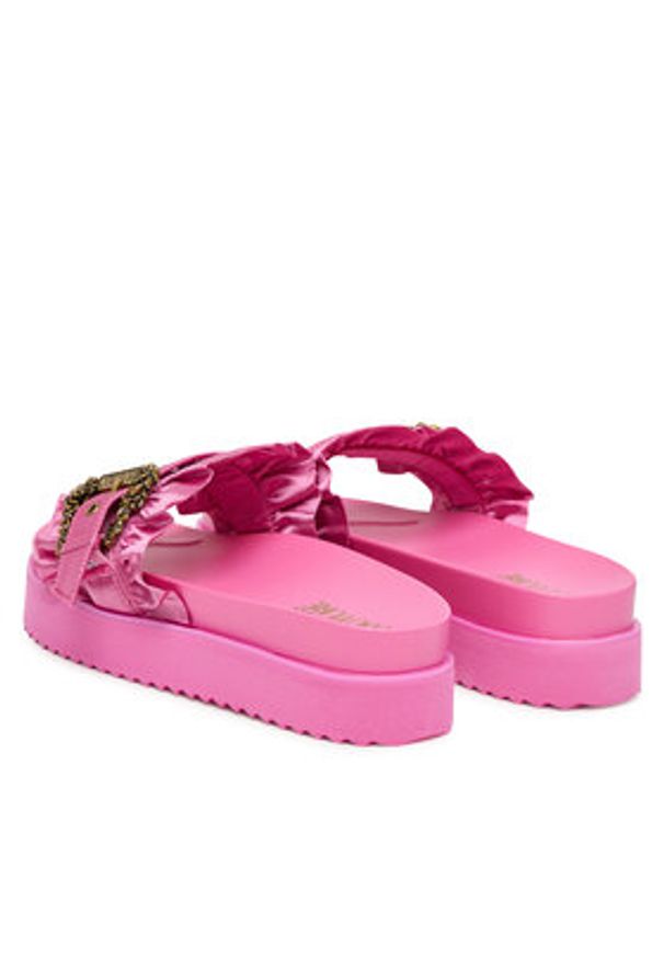 Versace Jeans Couture Klapki 80VA3SM5 ZS185 499 Różowy. Kolor: różowy. Materiał: materiał