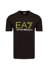 EA7 Emporio Armani - T-shirt EA7 EMPORIO ARMANI. Okazja: do pracy. Materiał: bawełna. Długość rękawa: krótki rękaw. Wzór: nadruk