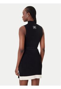 Elisabetta Franchi Sukienka dzianinowa AM-02S-61E2-V390 Czarny Regular Fit. Kolor: czarny. Materiał: wiskoza #2