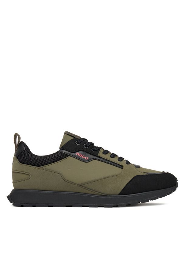 Hugo - HUGO Sneakersy Icelin 50552643 Khaki. Kolor: brązowy. Materiał: materiał