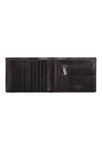 Wittchen - Męski portfel skórzany bez zapięcia czarny. Kolor: czarny. Materiał: skóra #2