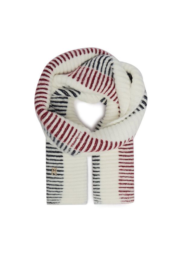 TOMMY HILFIGER - Tommy Hilfiger Szalik Varsity AW0AW16653 Écru. Materiał: syntetyk