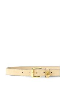 Lauren Ralph Lauren - LAUREN RALPH LAUREN Pasek 412978433005 Écru. Materiał: skóra #2