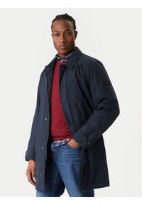 TOMMY HILFIGER - Tommy Hilfiger Płaszcz przejściowy MW0MW42569 Granatowy Regular Fit. Kolor: niebieski. Materiał: syntetyk #1