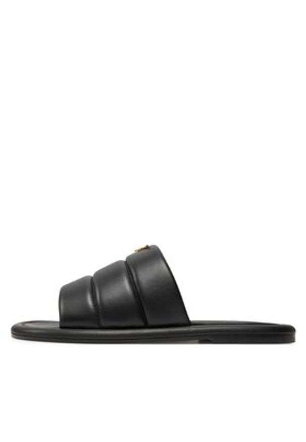 Giuseppe Zanotti Klapki EU40004 Czarny. Kolor: czarny. Materiał: skóra
