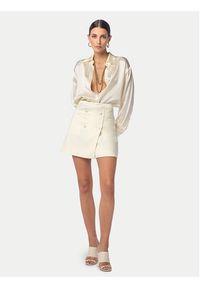 MVP Wardrobe Koszula MVPE4CA078.0RA0023 Beżowy Classic Fit. Kolor: beżowy. Materiał: satyna #4