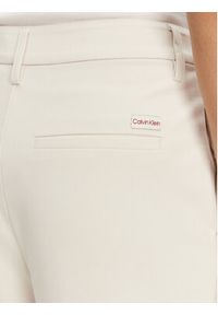 Calvin Klein Jeans Spodnie palazzo J20J225334 Beżowy Wide Leg. Kolor: beżowy. Materiał: wiskoza, syntetyk #5