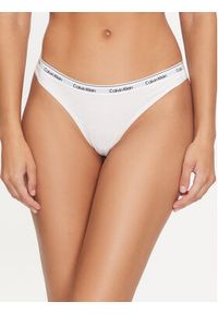 Calvin Klein Underwear Komplet 3 par stringów Thong 3Pk 000QD5209E Kolorowy. Materiał: bawełna. Wzór: kolorowy #8