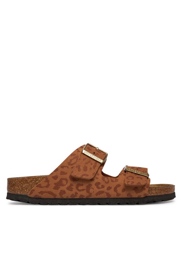 Klapki Birkenstock. Kolor: brązowy