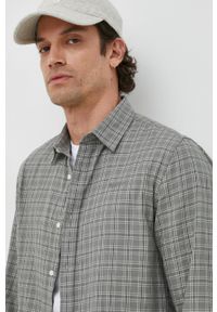 Pepe Jeans koszula bawełniana Lester męska kolor zielony slim z kołnierzykiem klasycznym. Typ kołnierza: kołnierzyk klasyczny. Kolor: zielony. Materiał: bawełna. Styl: klasyczny #1