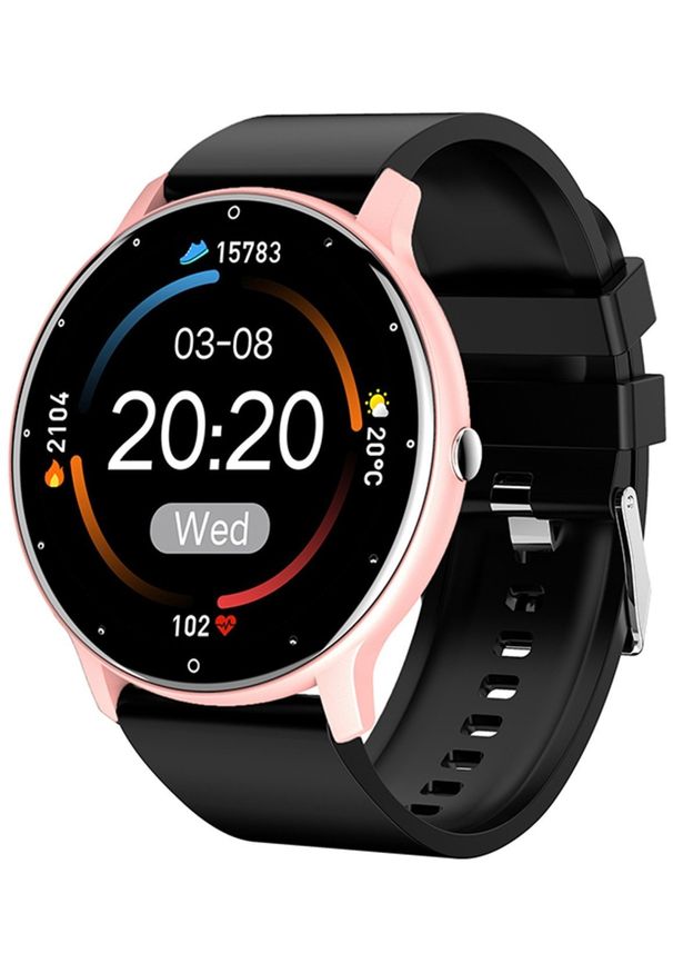 Smartwatch Gravity GT1-2 Czarny (GT1-2). Rodzaj zegarka: smartwatch. Kolor: czarny