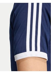 Adidas - adidas T-Shirt 3-Stripes Ringer KF0419 Granatowy Slim Fit. Kolor: niebieski. Materiał: bawełna #2