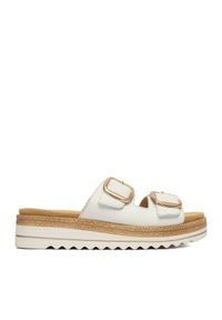 Remonte Klapki CEO-D0Q66-80 Écru. Materiał: skóra, syntetyk #1